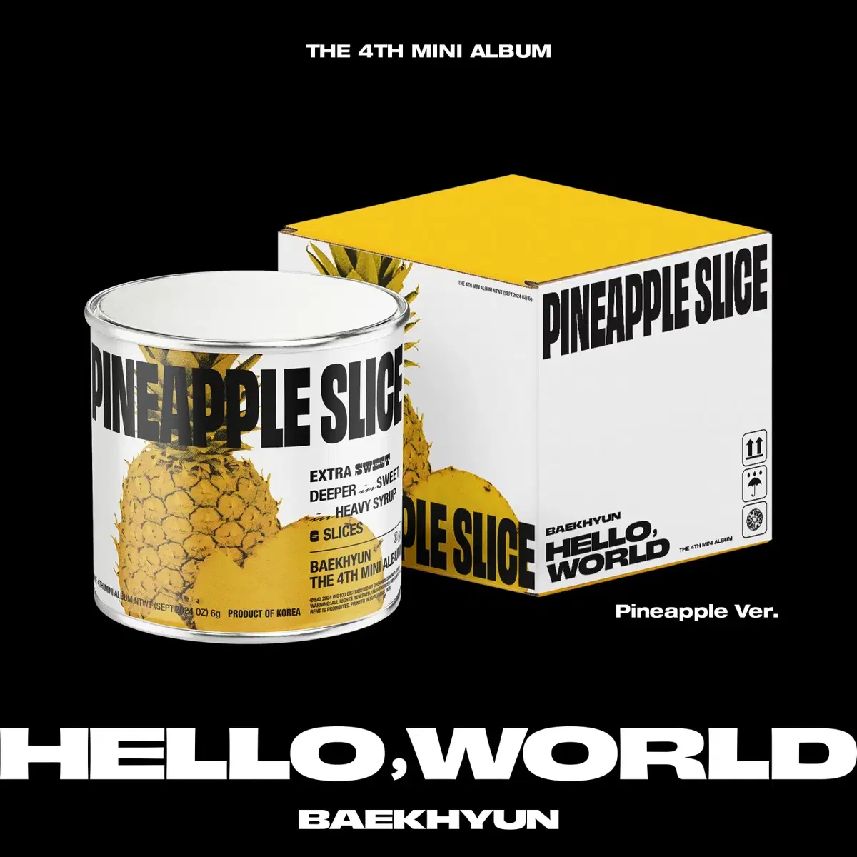 [백현] Hello, World 앨범 Pineapple Ver. 미개봉